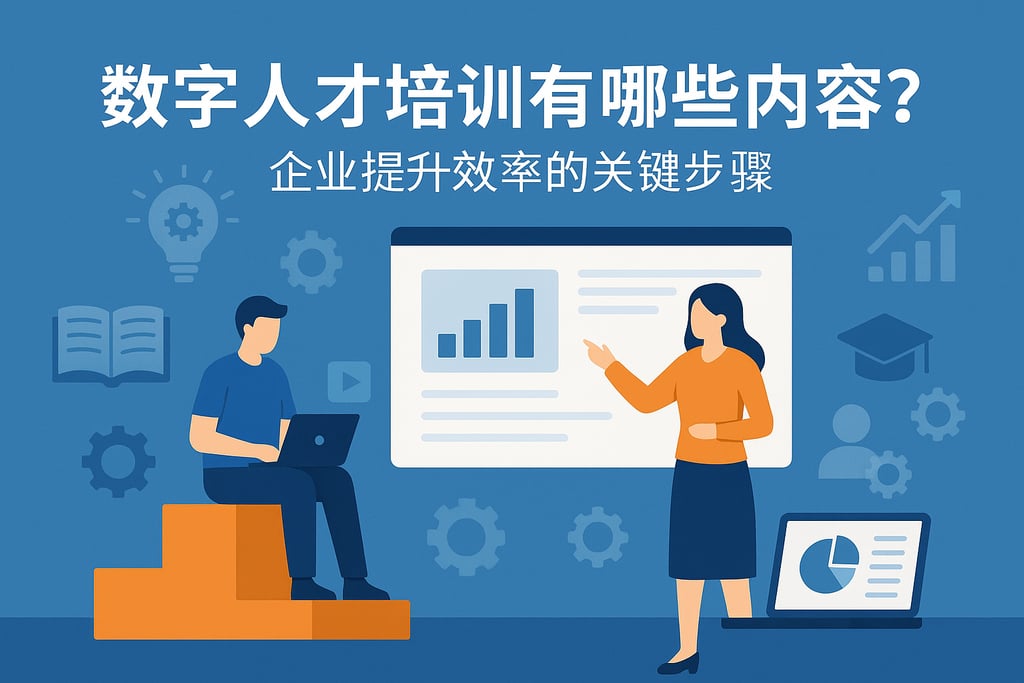 数字人才培训有哪些内容？企业提升效率的关键步骤