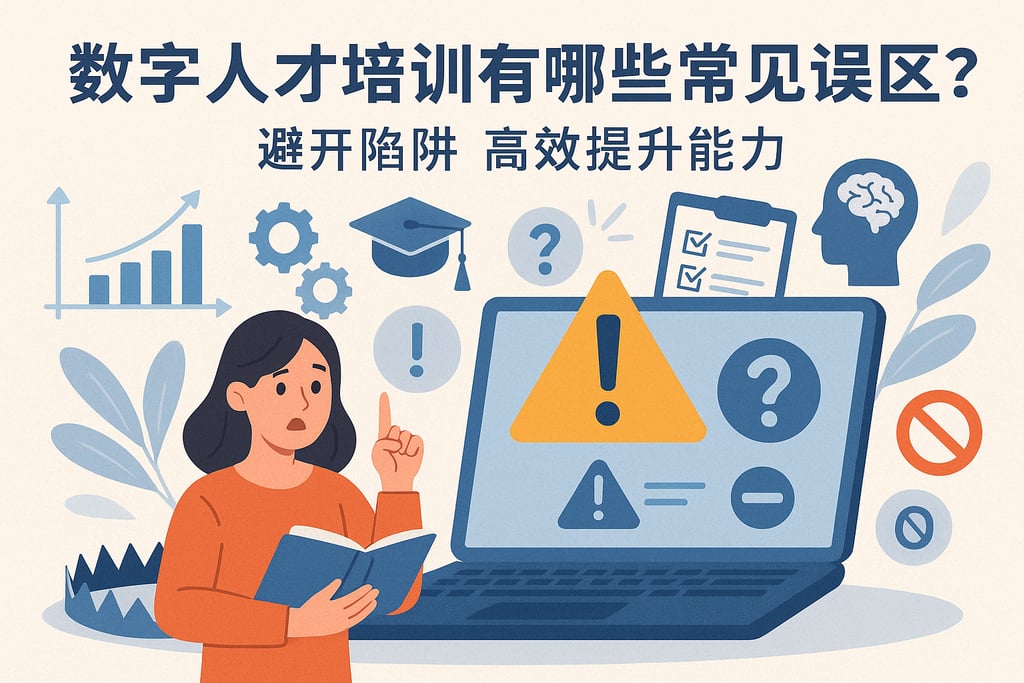 数字人才培训有哪些常见误区？避开陷阱高效提升能力