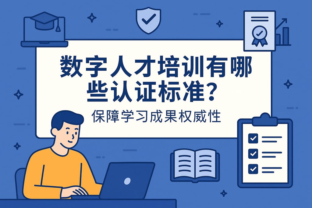 数字人才培训有哪些认证标准？保障学习成果权威性