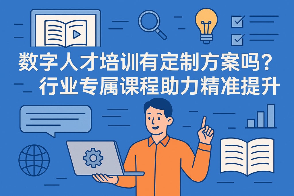 数字人才培训有定制方案吗？行业专属课程助力精准提升