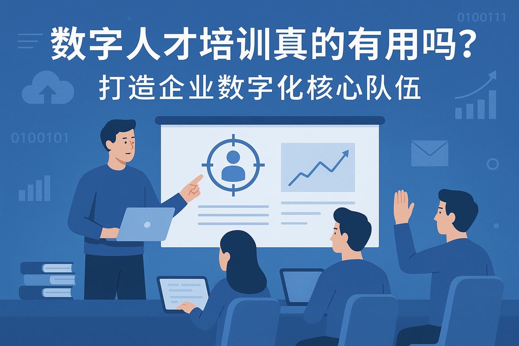 数字人才培训真的有用吗？打造企业数字化核心队伍