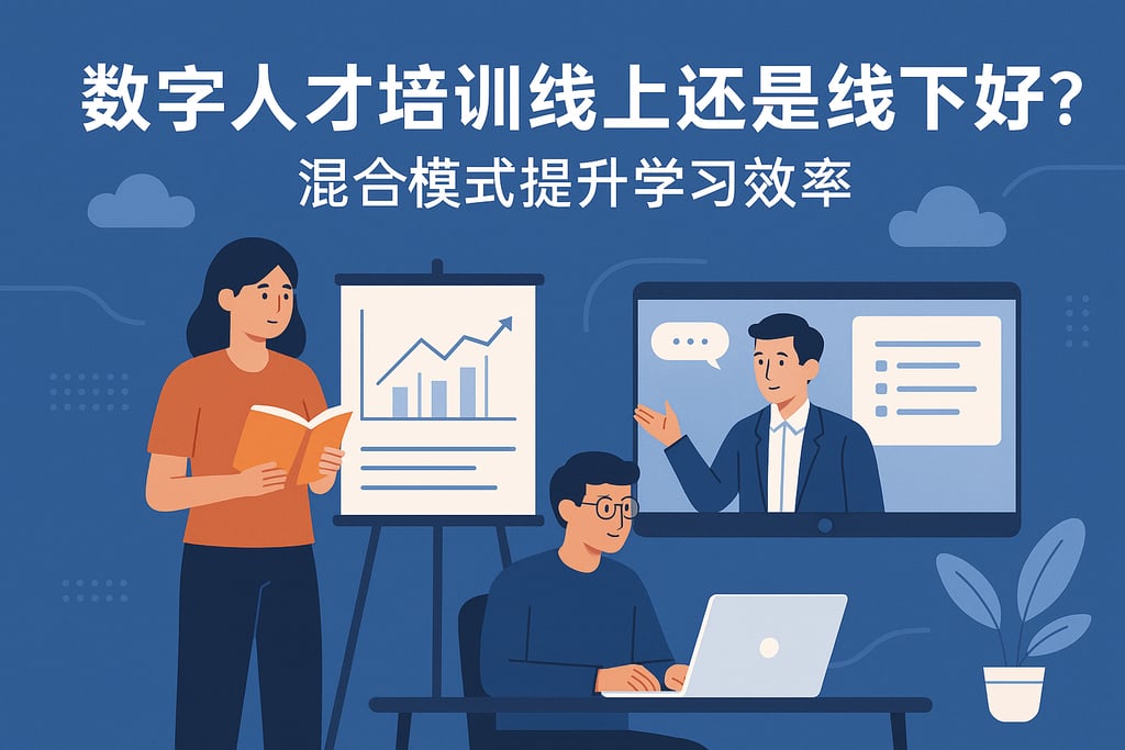 数字人才培训线上还是线下好？混合模式提升学习效率