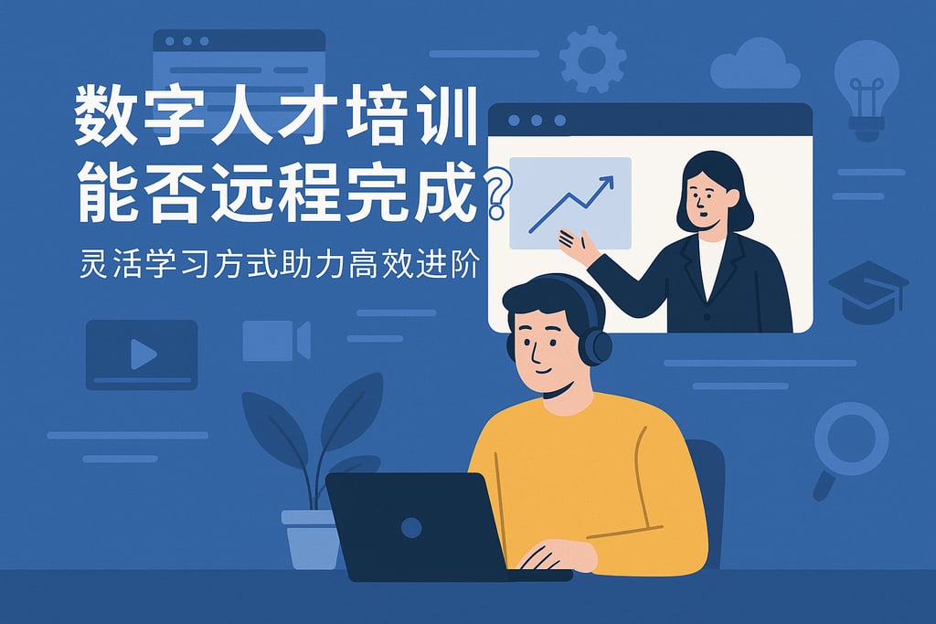 数字人才培训能否远程完成？灵活学习方式助力高效进阶