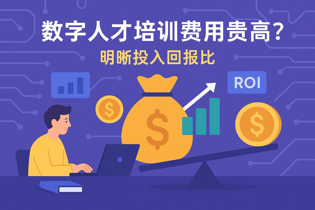 数字人才培训费用贵不贵？明晰投入回报比