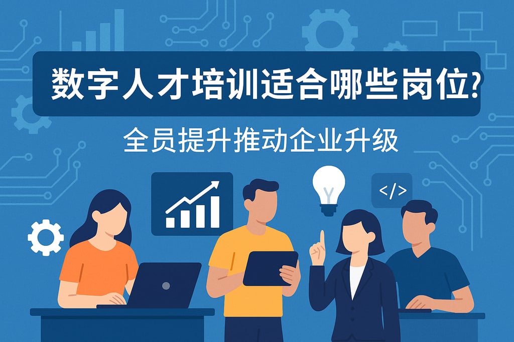 数字人才培训适合哪些岗位？全员提升推动企业升级