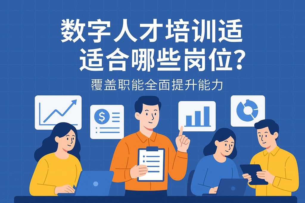 数字人才培训适合哪些岗位？覆盖职能全面提升能力