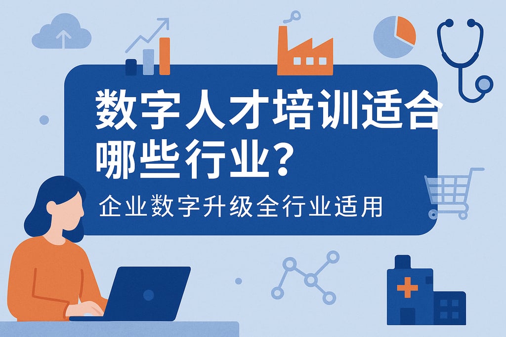 数字人才培训适合哪些行业？企业数字升级全行业适用