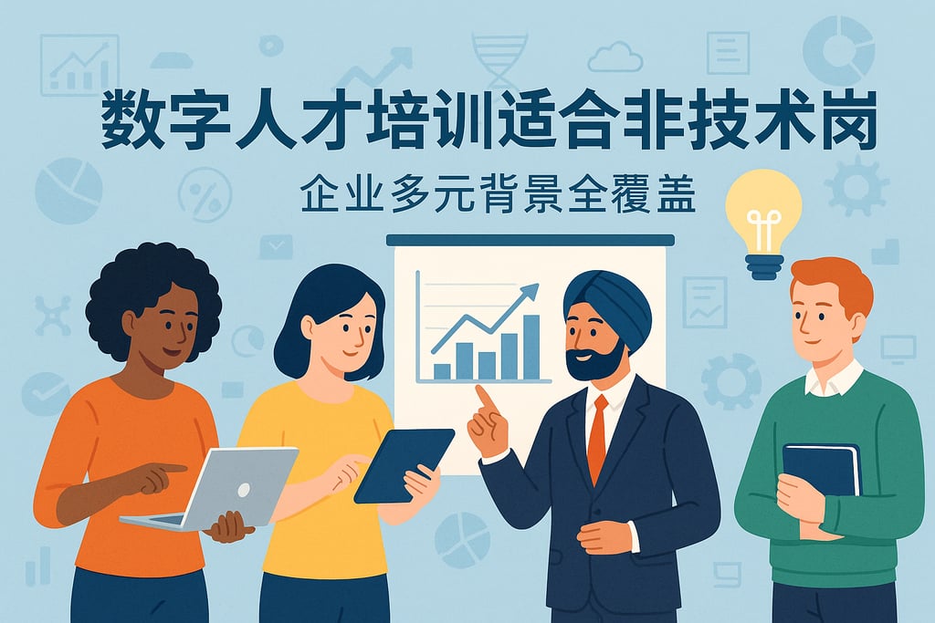 数字人才培训适合非技术岗吗？企业多元背景全覆盖