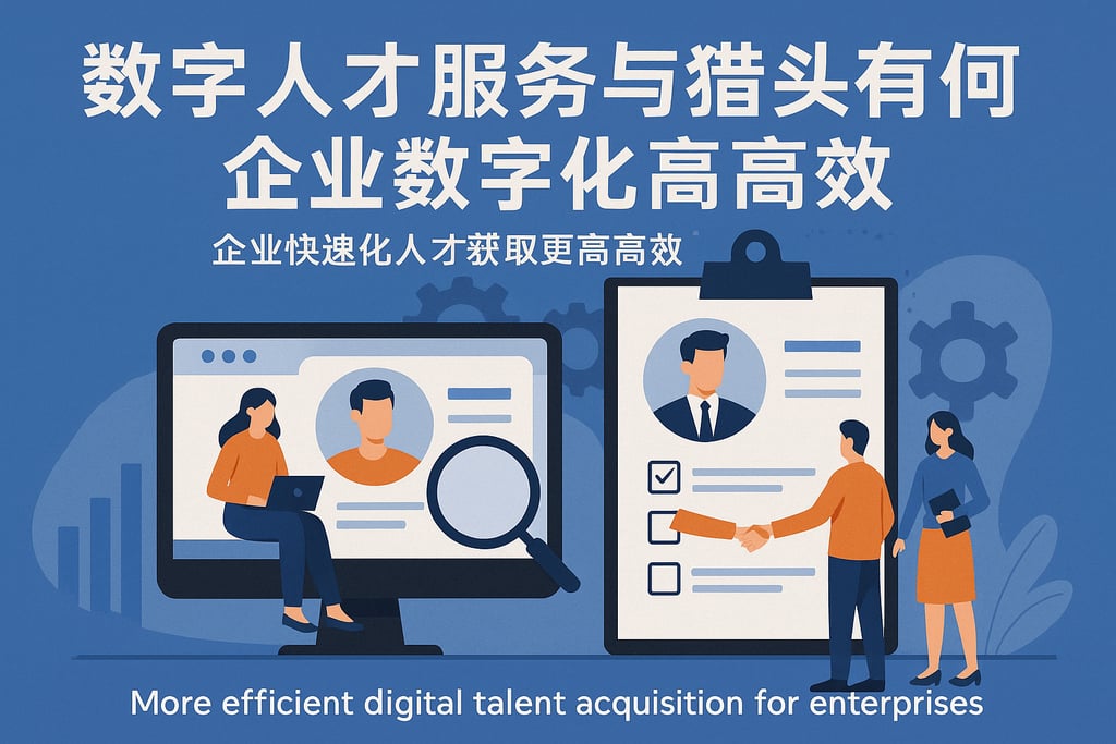 数字人才服务与猎头有何不同？企业数字化人才获取更高效