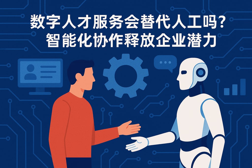 数字人才服务会替代人工吗？智能化协作释放企业潜力