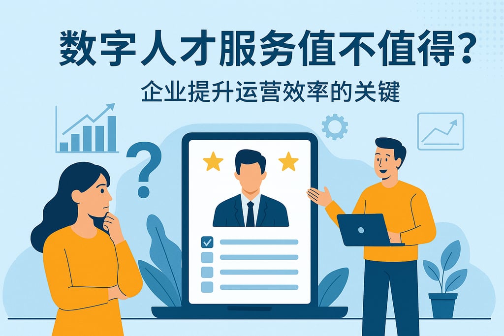 数字人才服务值不值得？企业提升运营效率的关键