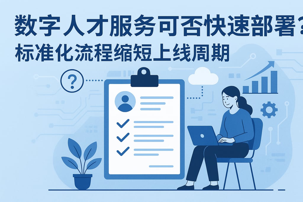 数字人才服务可否快速部署？标准化流程缩短上线周期