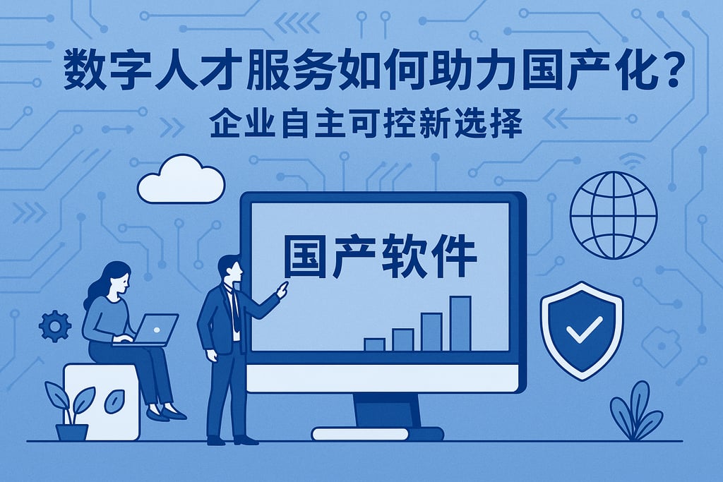 数字人才服务如何助力国产化？企业自主可控新选择