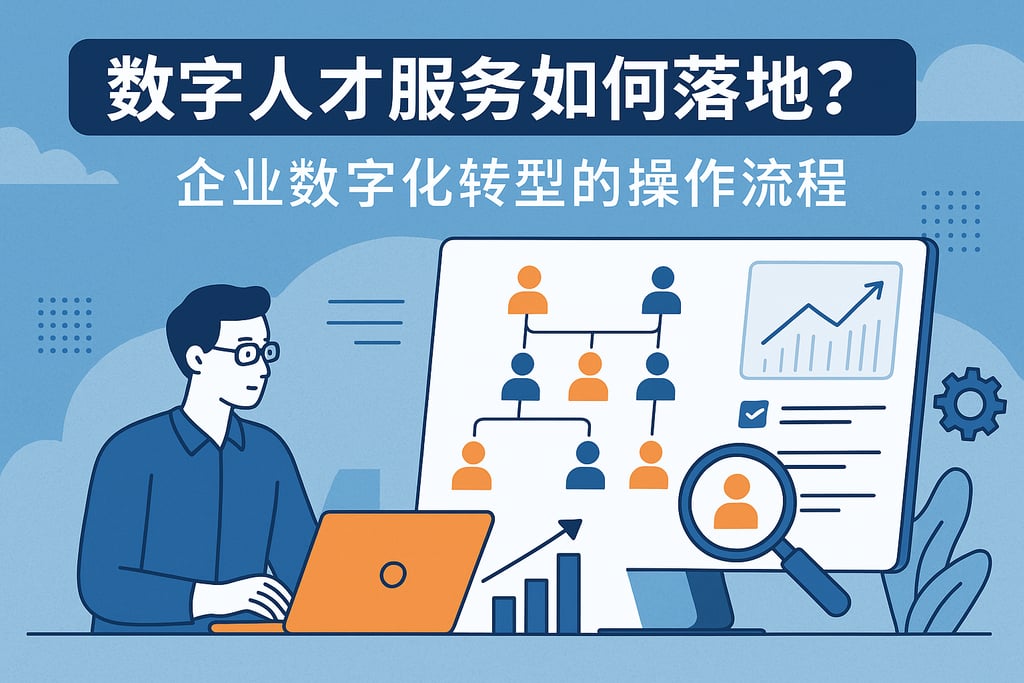 数字人才服务如何落地？企业数字化转型的操作流程