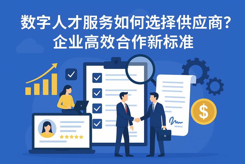 数字人才服务如何选择供应商？企业高效合作新标准