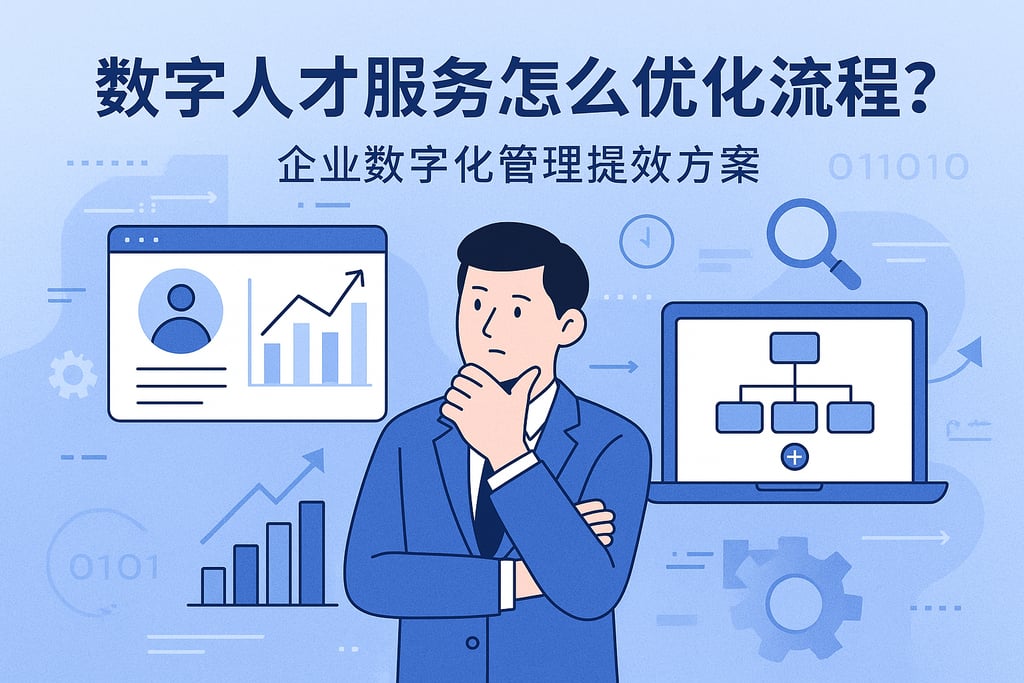数字人才服务怎么优化流程？企业数字化管理提效方案
