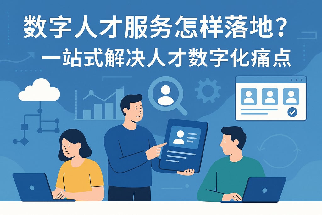 数字人才服务怎样落地？一站式解决人才数字化痛点