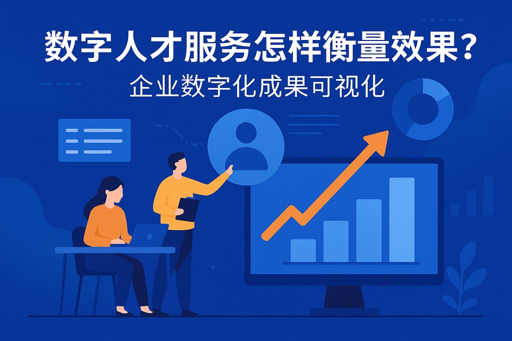 数字人才服务怎样衡量效果？企业数字化成果可视化