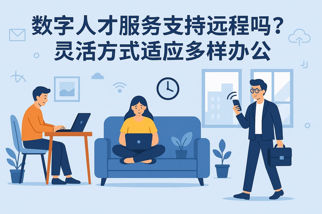 数字人才服务支持远程吗？灵活方式适应多样办公