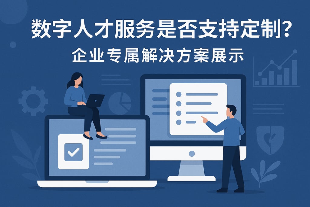 数字人才服务是否支持定制？企业专属解决方案展示