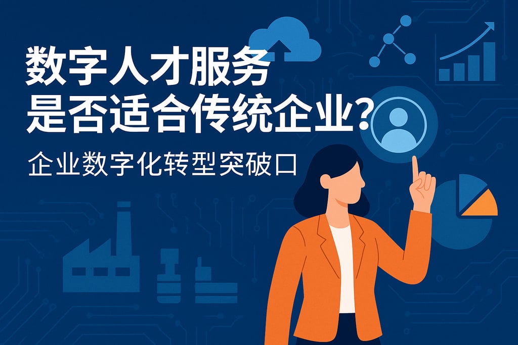 数字人才服务是否适合传统企业？企业数字化转型突破口