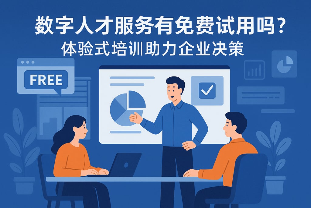 数字人才服务有免费试用吗？体验式培训助力企业决策