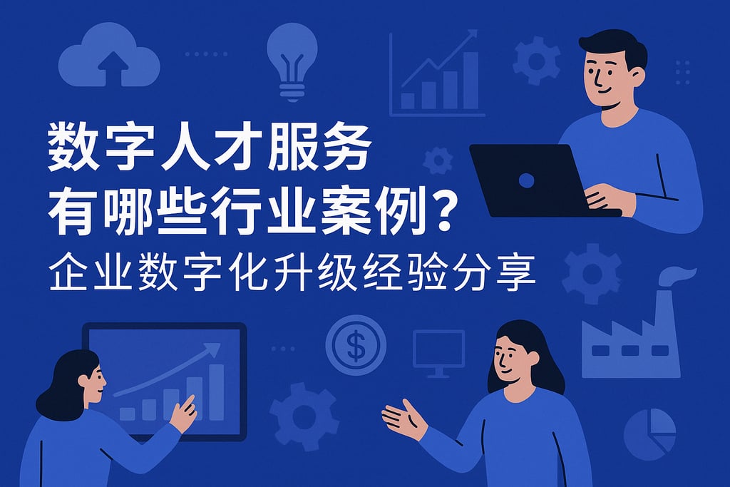 数字人才服务有哪些行业案例？企业数字化升级经验分享