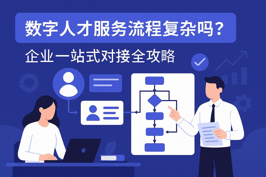 数字人才服务流程复杂吗？企业一站式对接全攻略