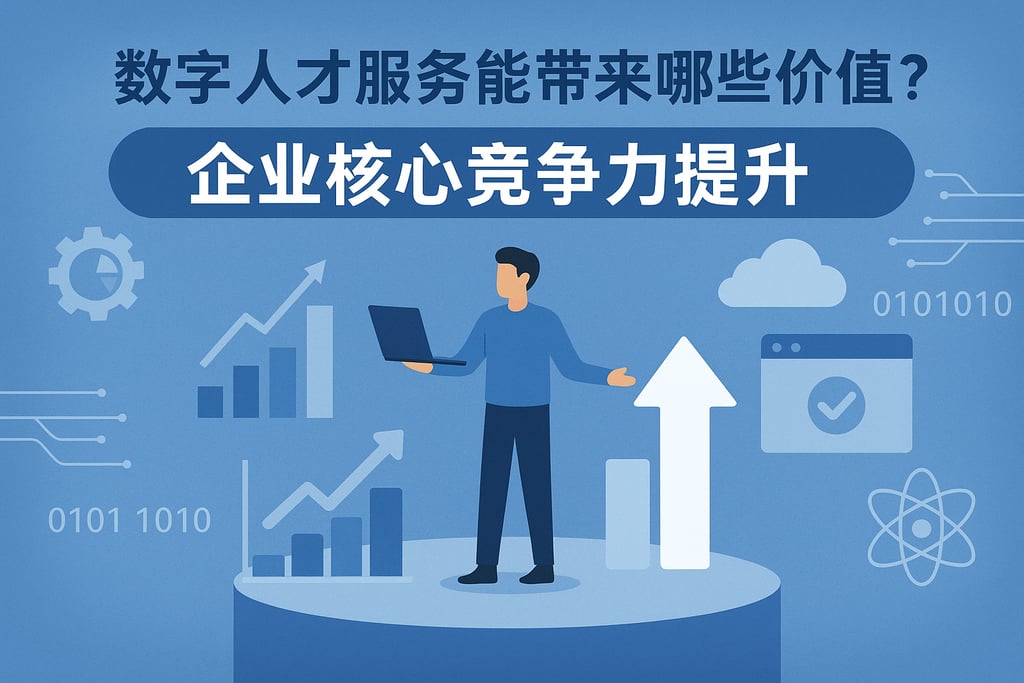 数字人才服务能带来哪些价值？企业核心竞争力提升