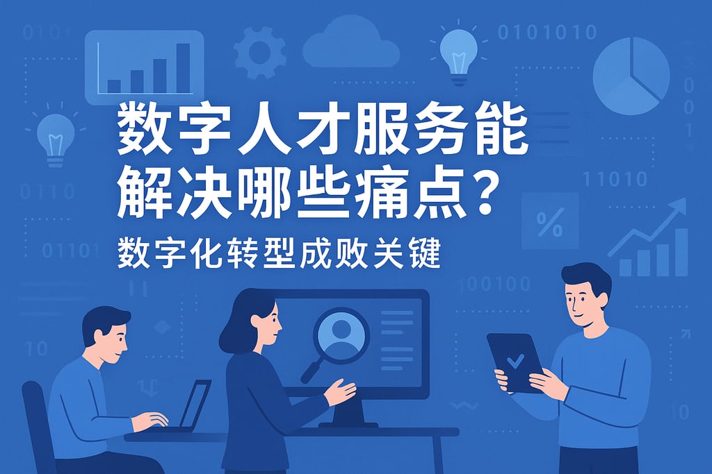 数字人才服务能解决哪些痛点？数字化转型成败关键