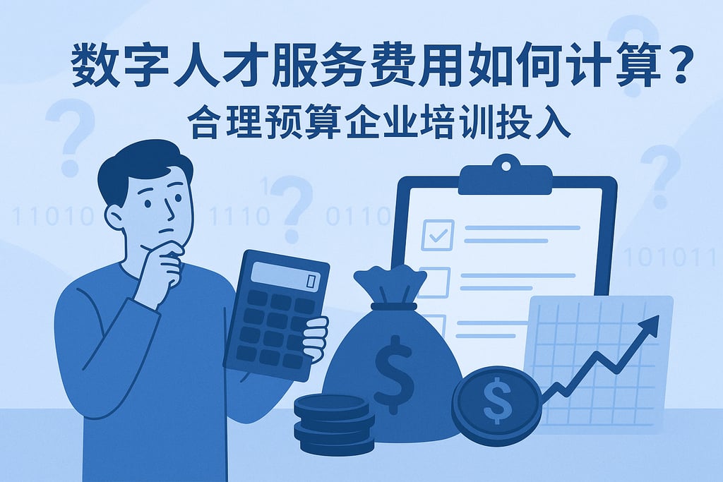 数字人才服务费用如何计算？合理预算企业培训投入