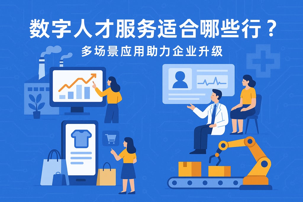 数字人才服务适合哪些行业？多场景应用助力企业升级