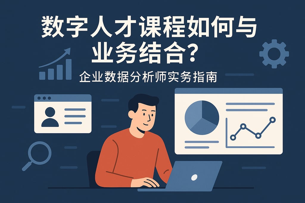 数字人才课程如何与业务结合？企业数据分析师实务指南