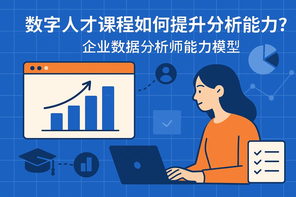 数字人才课程如何提升分析能力？企业数据分析师能力模型