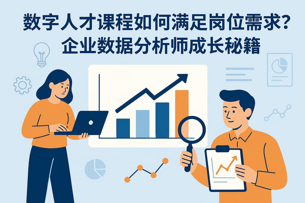 数字人才课程如何满足岗位需求？企业数据分析师成长秘籍