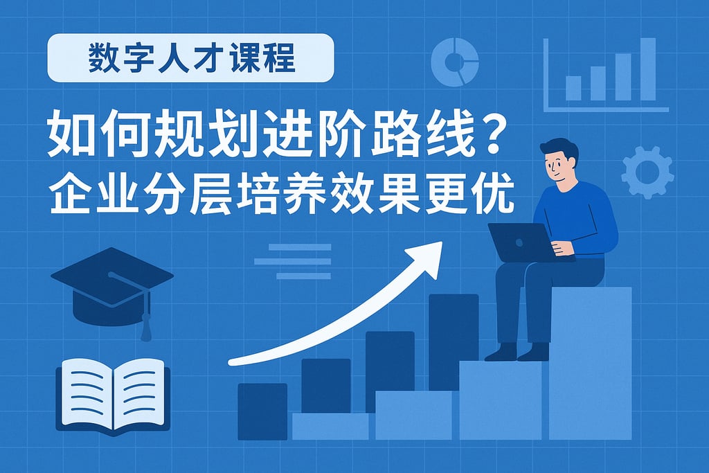 数字人才课程如何规划进阶路线？企业分层培养效果更优