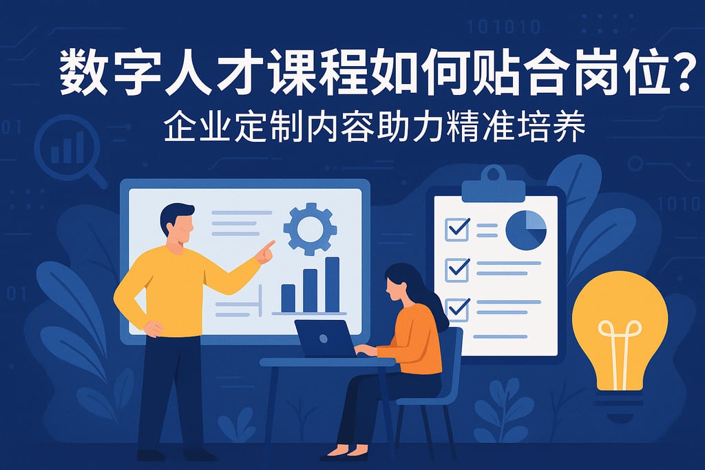 数字人才课程如何贴合岗位？企业定制内容助力精准培养