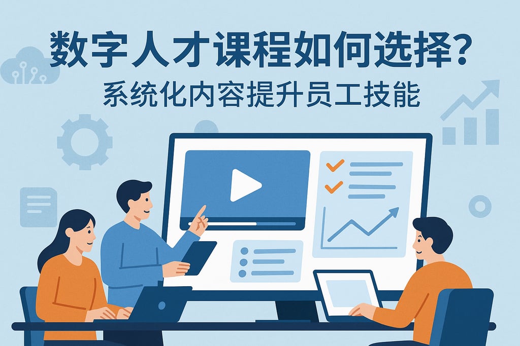 数字人才课程如何选择？系统化内容提升员工技能