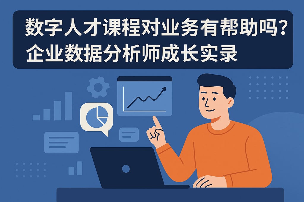 数字人才课程对业务有帮助吗？企业数据分析师成长实录