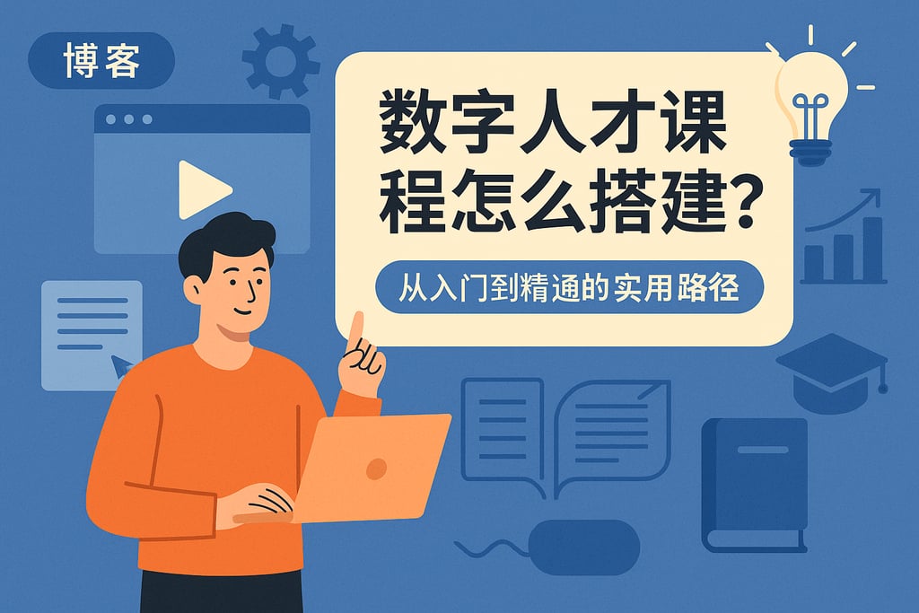 数字人才课程怎么搭建？从入门到精通的实用路径