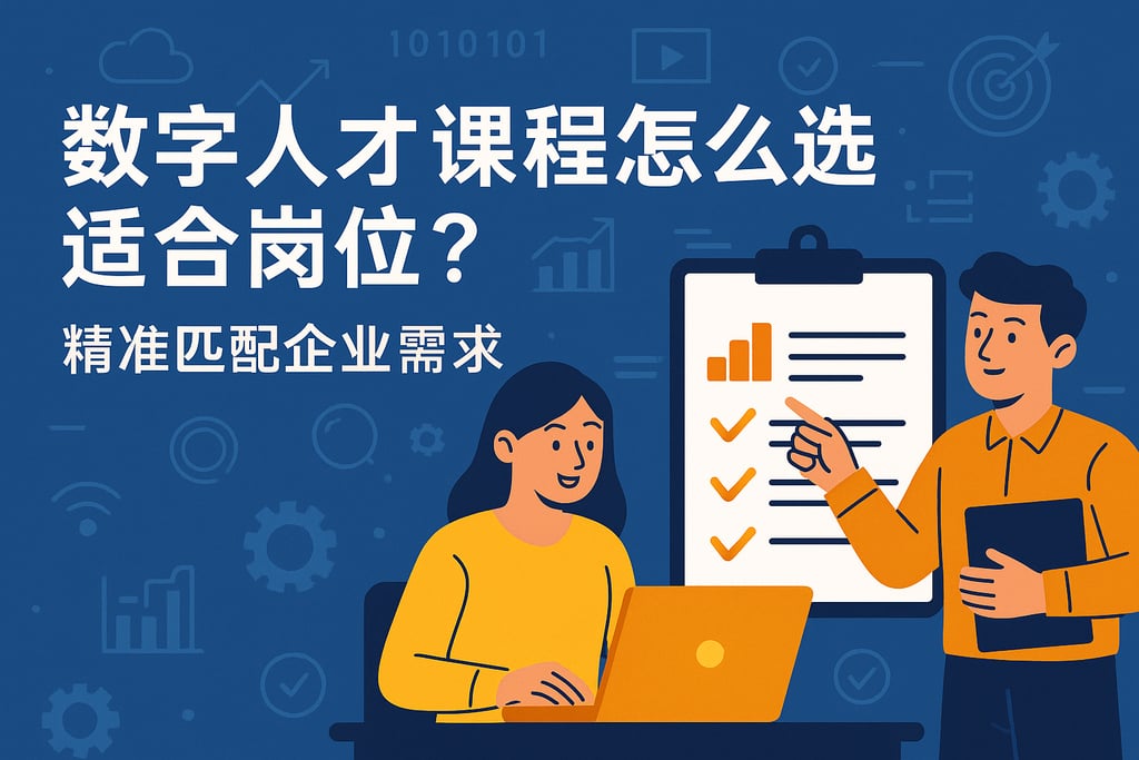 数字人才课程怎么选适合岗位？精准匹配企业需求