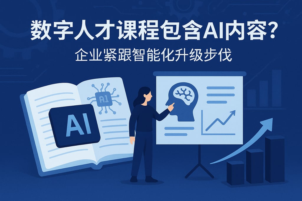 数字人才课程是否包含AI内容？企业紧跟智能化升级步伐