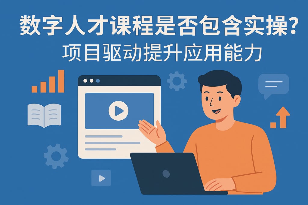 数字人才课程是否包含实操？项目驱动提升应用能力