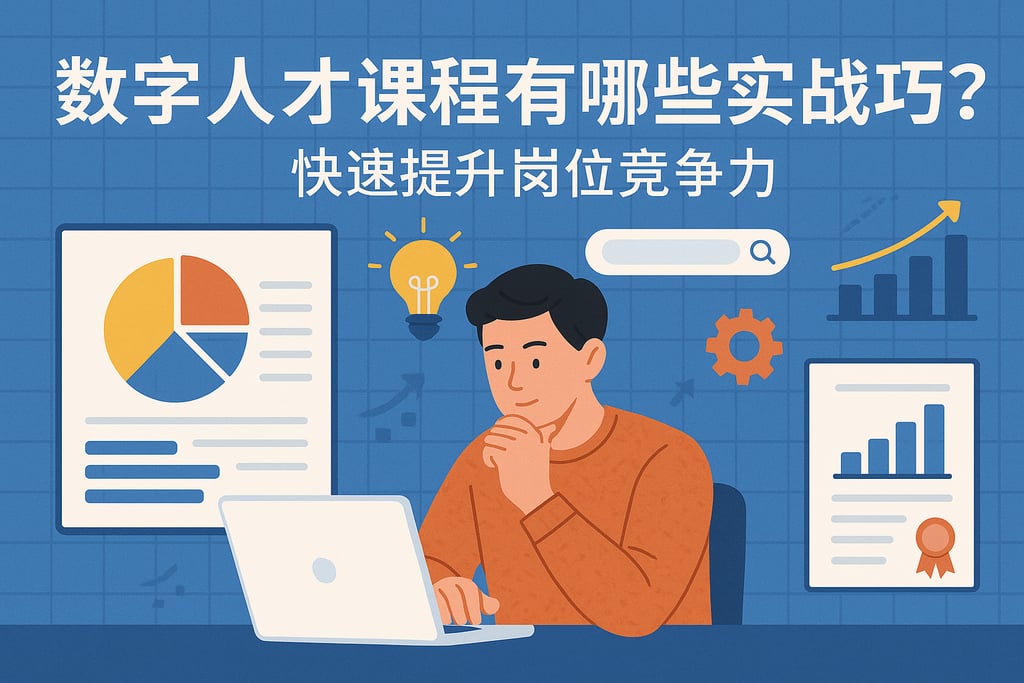 数字人才课程有哪些实战技巧？快速提升岗位竞争力