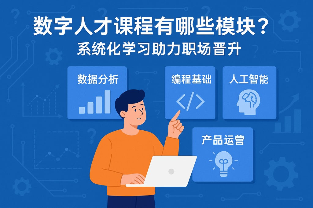 数字人才课程有哪些模块？系统化学习助力职场晋升