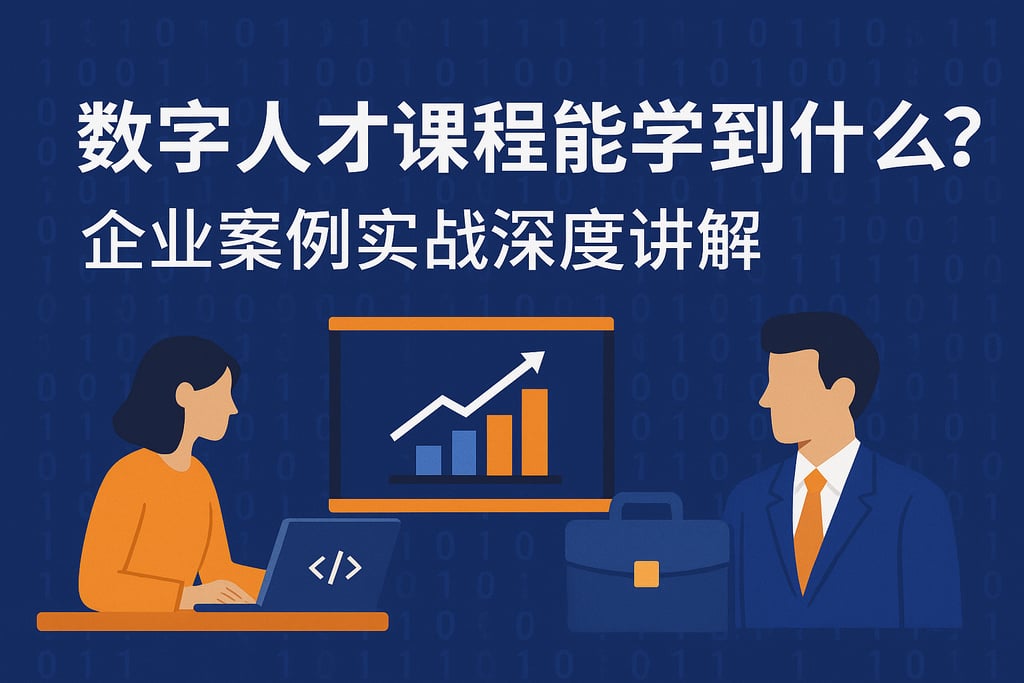 数字人才课程能学到什么？企业案例实战深度讲解