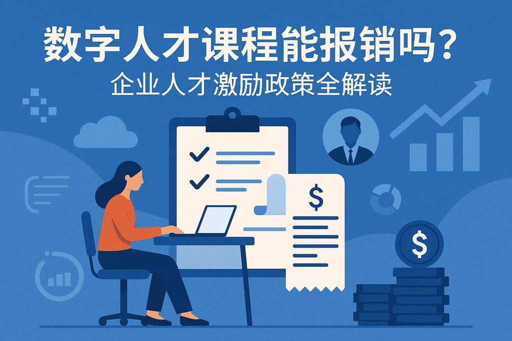 数字人才课程能报销吗？企业人才激励政策全解读
