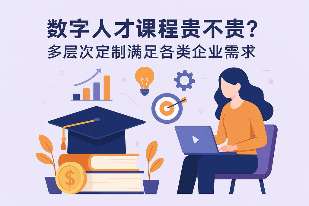 数字人才课程贵不贵？多层次定制满足各类企业需求
