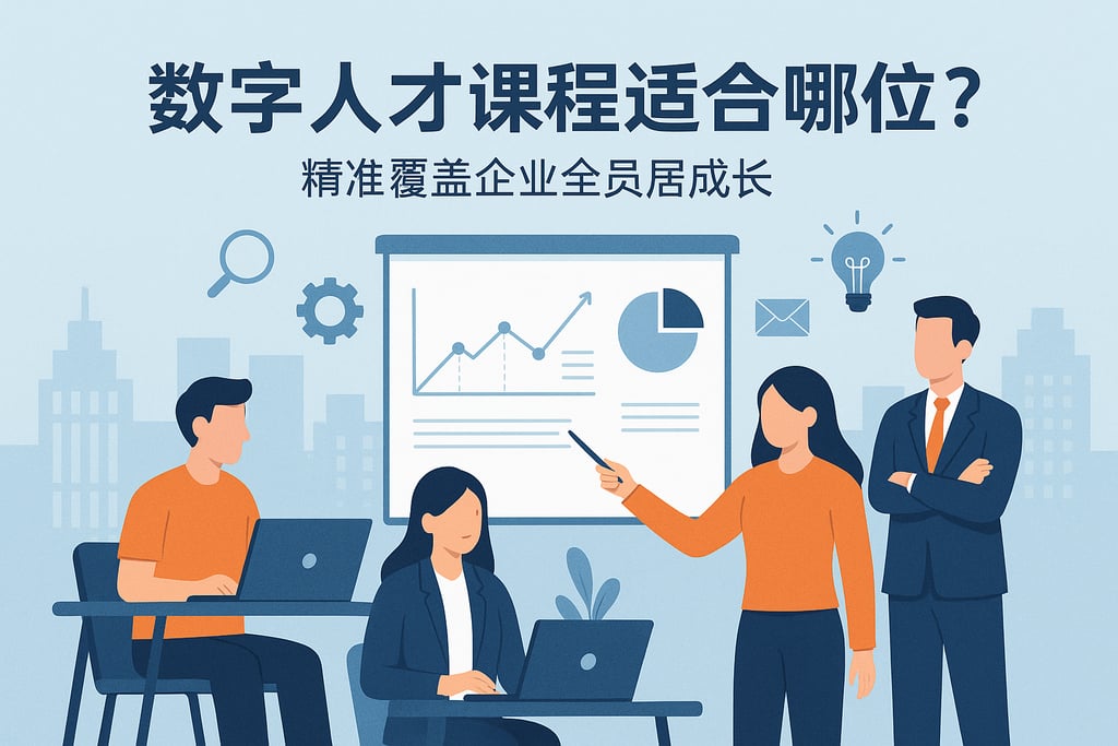数字人才课程适合哪些岗位？精准覆盖企业全员成长