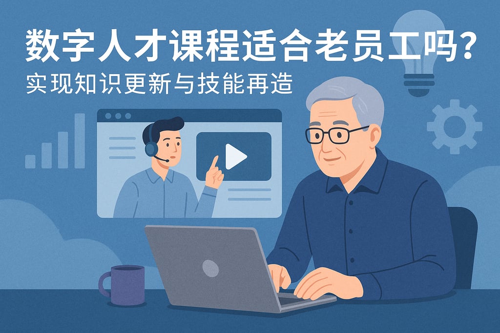 数字人才课程适合老员工吗？实现知识更新与技能再造